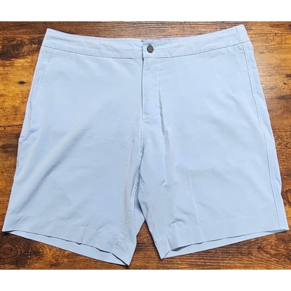 Faherty All Day Shorts Chino Light Blue Men's Size 36x9